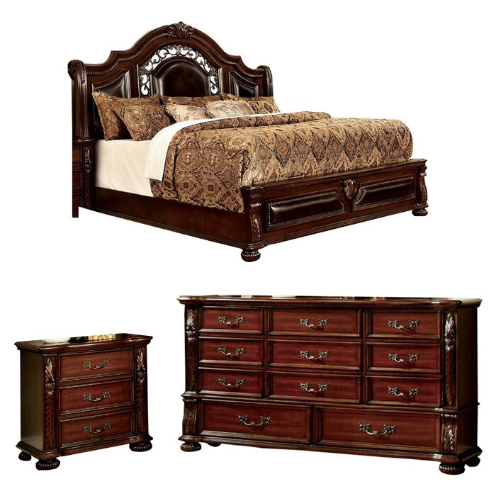 Claudia California King Sleigh Configurable Bedroom Set