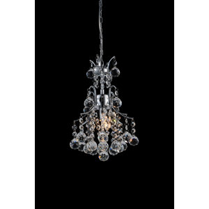 Princess 1-Light Crystal Chandelier