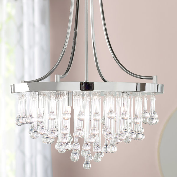 Aidan 5 Light Led Chandelier Joss Main Aidan 5 Light Led Chandelier
