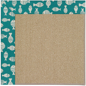Zoe Machine Tufted Sea Green and Beige Indoor/Outdoor Area Rug