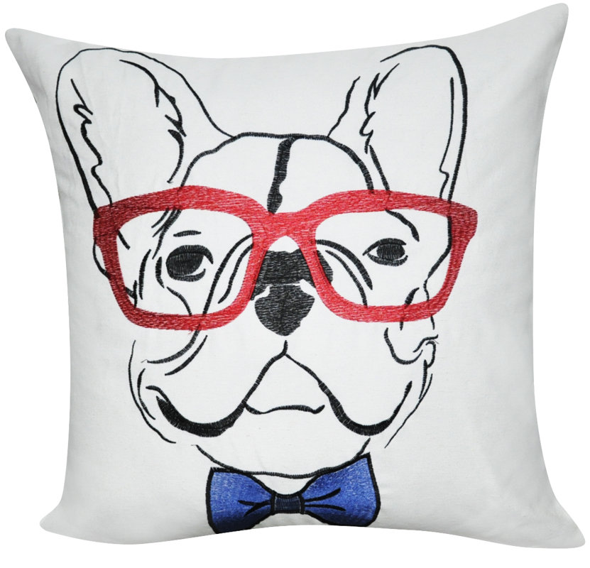 dog decorative pillow