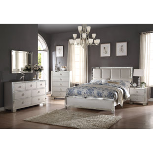 Mirrored Bedroom Furniture Wayfair Isai Standard Configurable Bedroom Set