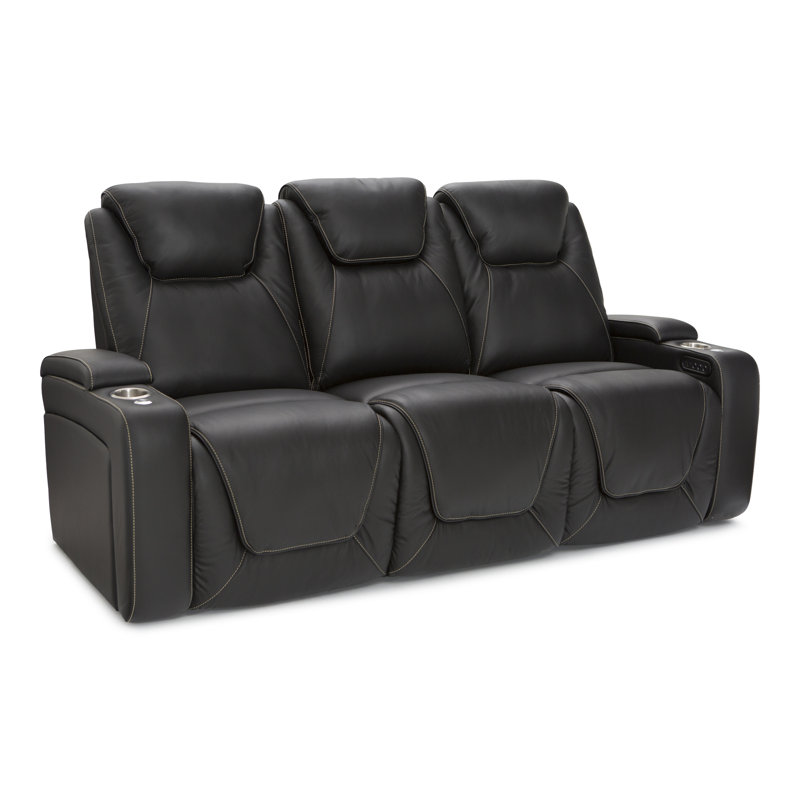 Laude Run Leather Home Theater Sofa Wayfair Leather Home Theater Sofa