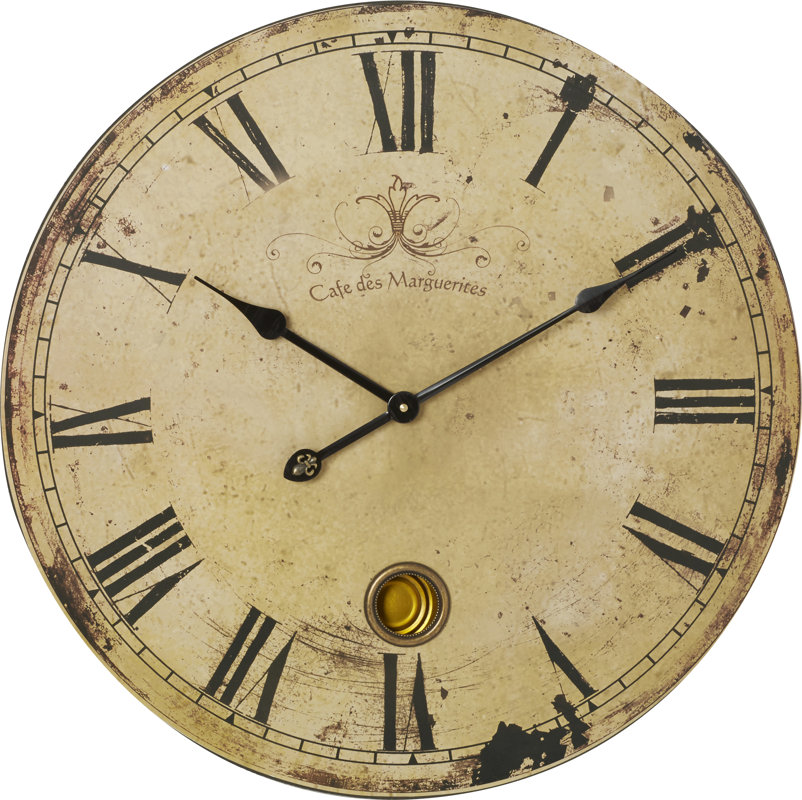 One Allium Way Oversized Pendulum 23" Wall Clock & Reviews Wayfair