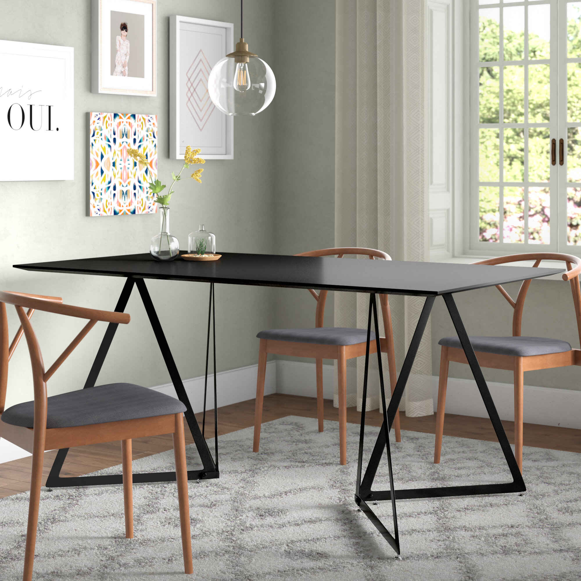 Ebern Designs Ravsten Contemporary Dining Table Wayfair