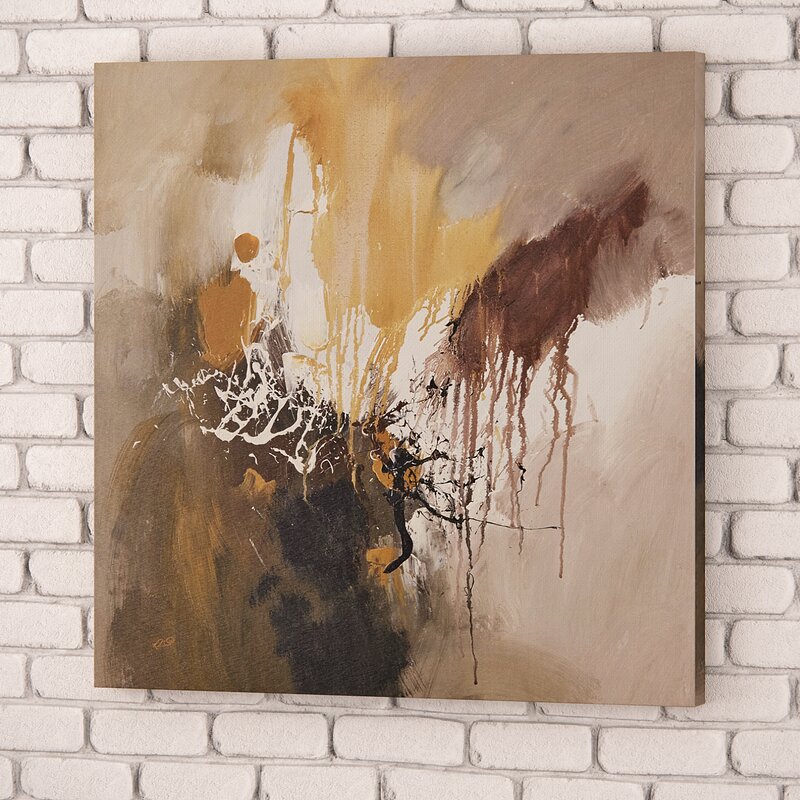 'Abstract I' Painting Print on Wrapped Canvas & Reviews | AllModern