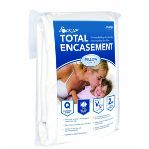 Lock-Up Total Encasement Bed Bug Pillow Protector by JT Eaton