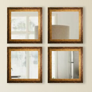 Square Wall Mirror (Set of 4)