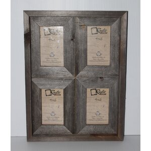 Ashbaugh Rustic Reclaimed Barn Wood Collage Picture Frame