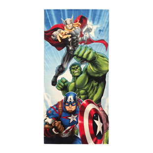 Marvel Avengers Battle Ready 100 Cotton Beach Towel Marvel Avengers Battle Ready 100 Cotton Beach Towel