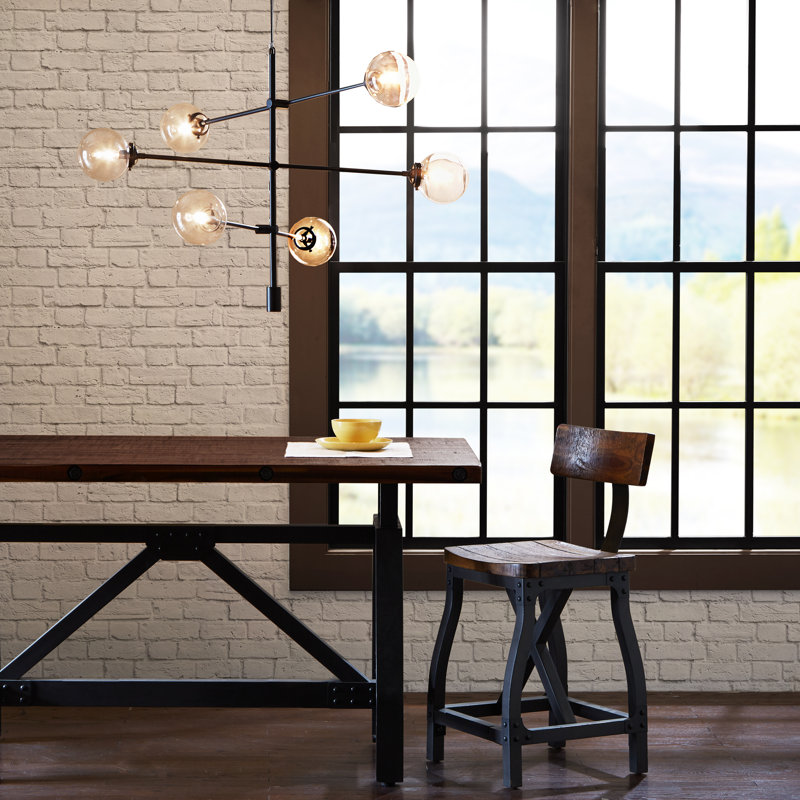 Ink + Ivy Cyrus Sputnik Modern Chandelier with 6 Oversized ...