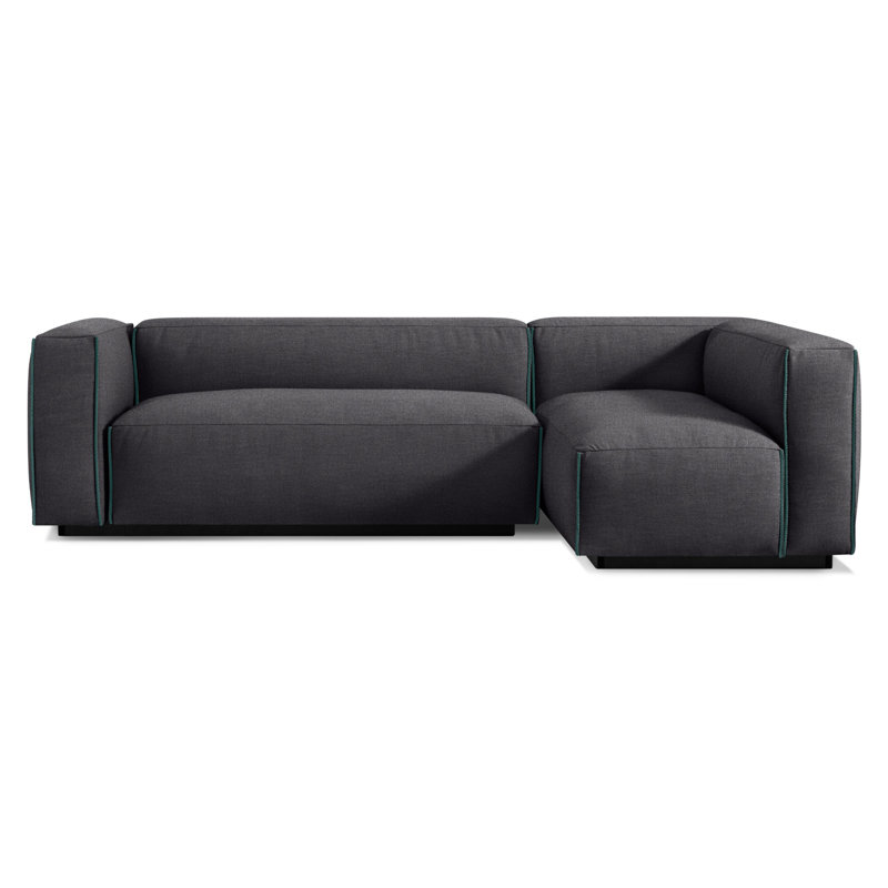 Cleon Small Leather Modular Sectional
