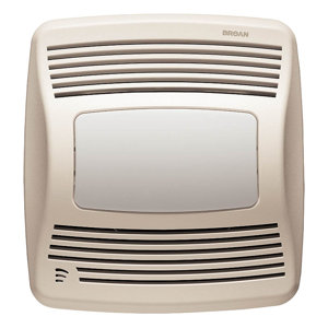 Ultra Silent 110 CFM Energy Star Humidity Sensing Bathroom Fan with Fluorescent Light