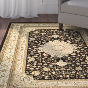 Ottis Black/Cream Area Rug