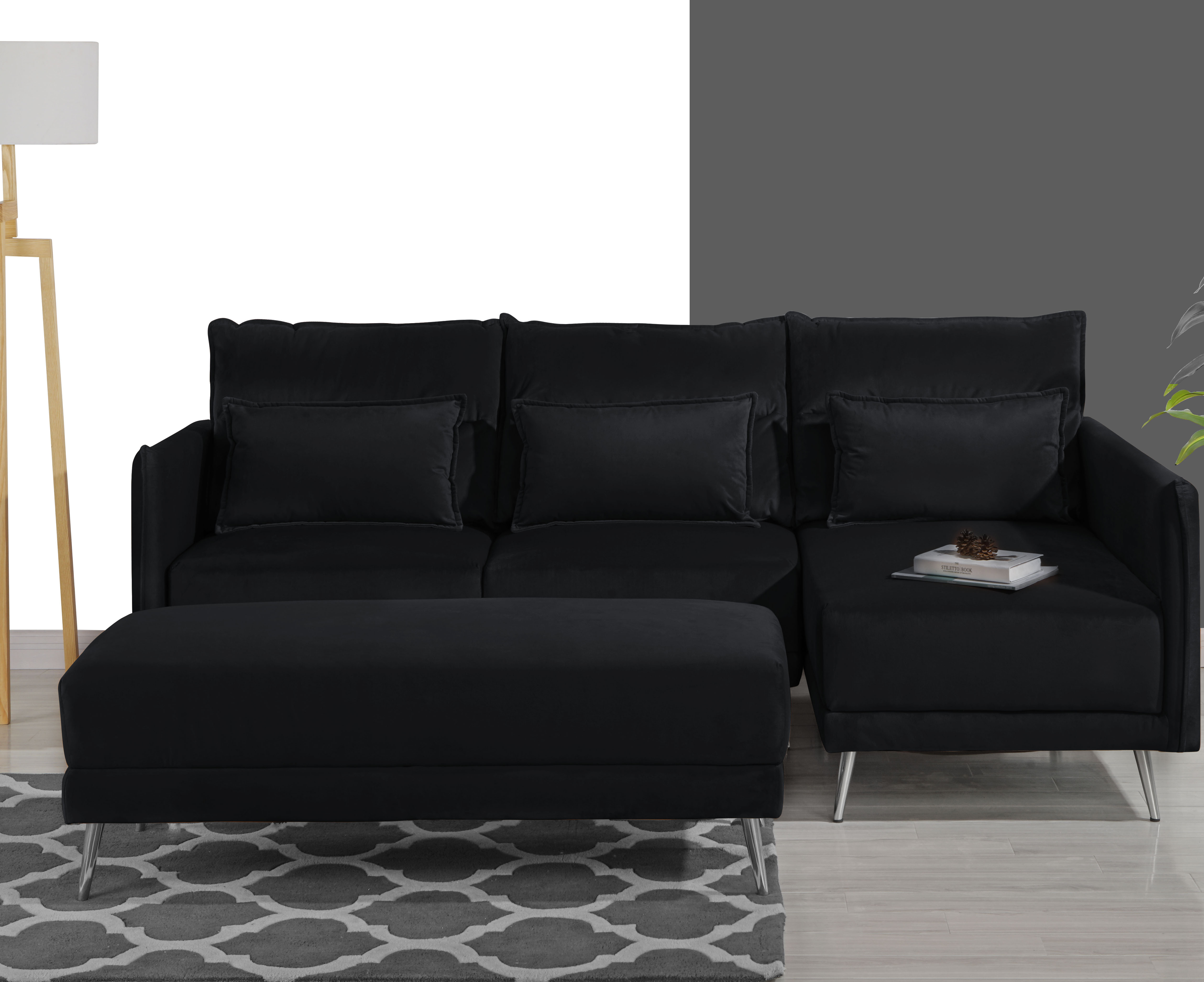 Wrought Studio Tivoli Sectional With Ottoman Wayfair Wrought Studio Tivoli Sectional With