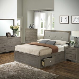 Hoytville Upholstered Storage Platform Bed