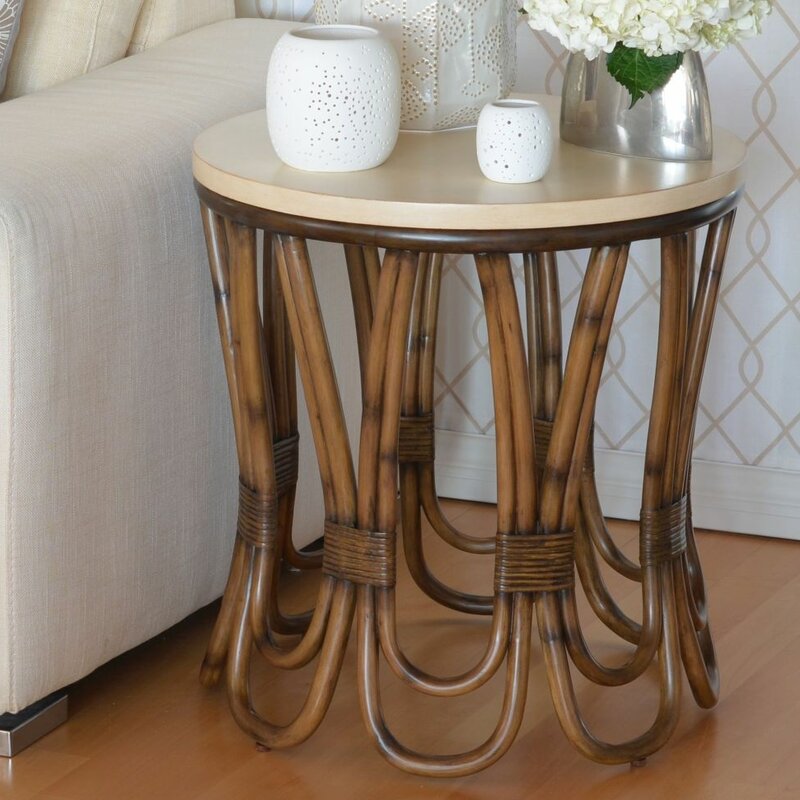 Kouboo Rattan Loop End Table & Reviews Wayfair