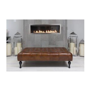 Westport Cocktail Rectangle Leather Ot..