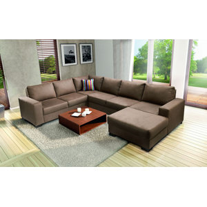 Ecksofa Bush mit Bettfunktion von Red Barrel Stu..