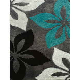 Turquoise And Gray Area Rug Wayfair Lola Hand Tufted Area Rug
