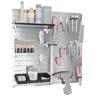 View Utility Tool Storage and Garage Pegboard Organizer