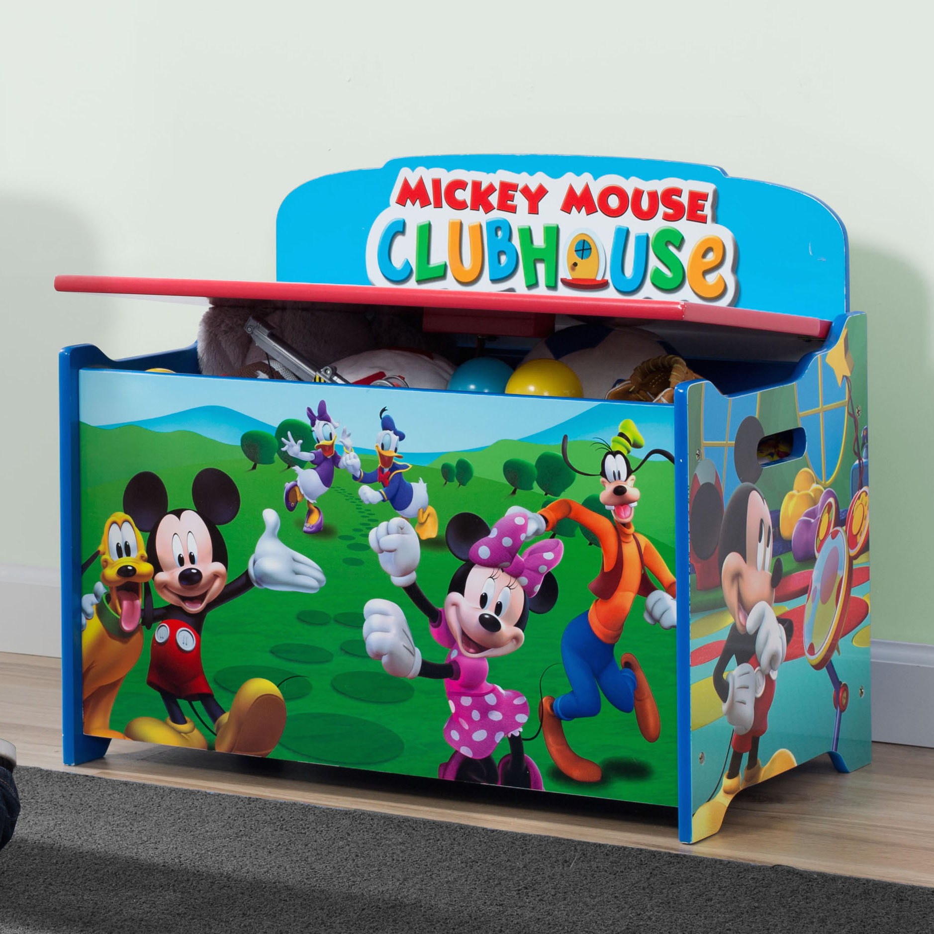 Delta Children Deluxe Mickey Mouse Toy Box & Reviews Wayfair