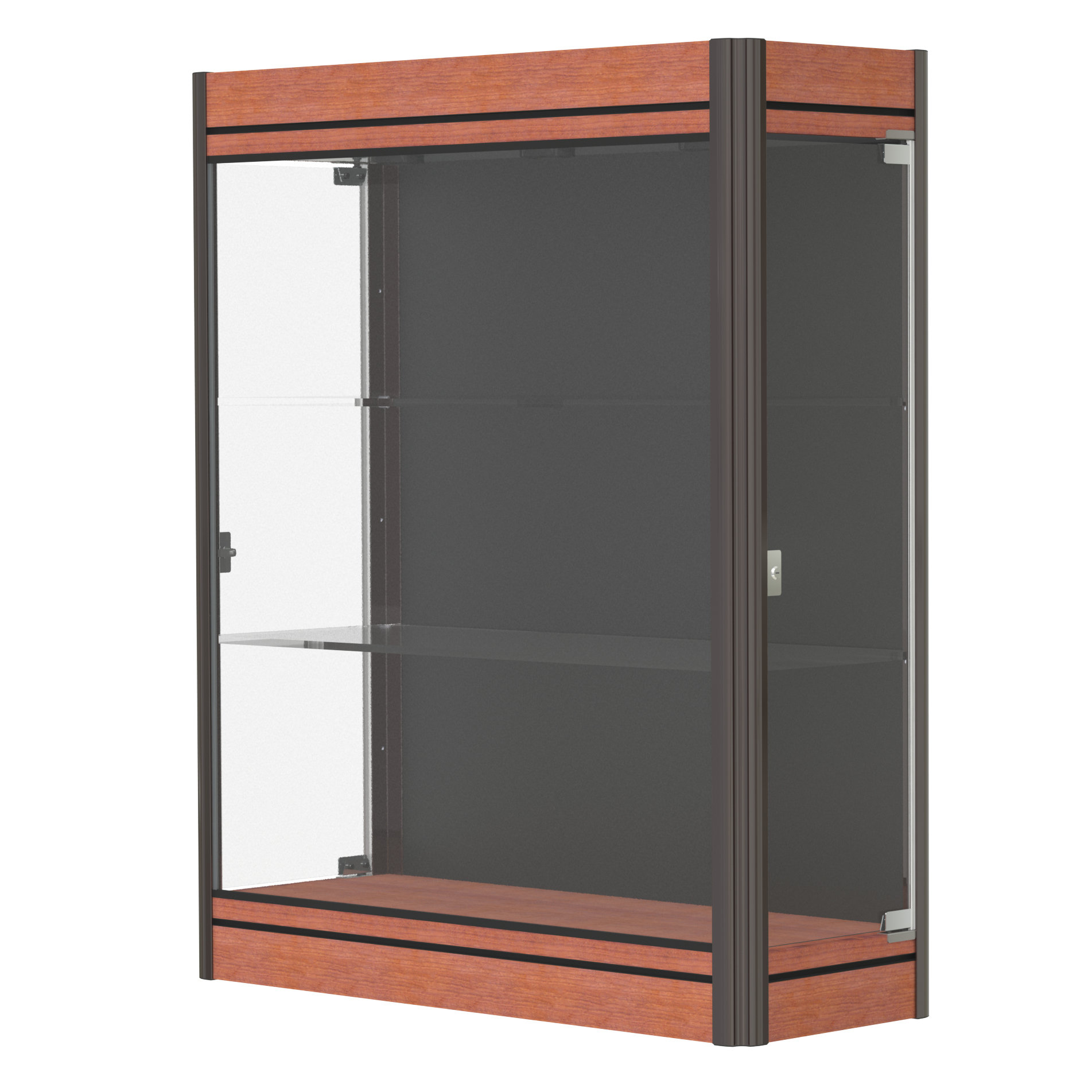 Waddell Contempo Series Lighted Wall Display Case Wayfair