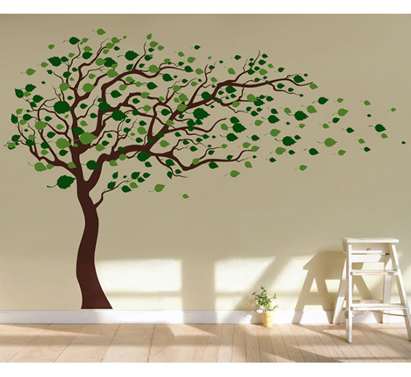 Tree+Blowing+in+The+Wind+Wall+Decal