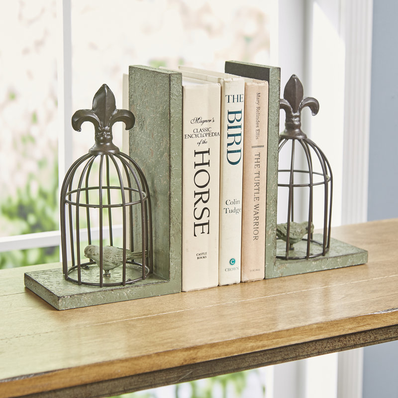 Birch Lane™ Bird Cage Bookends & Reviews Wayfair