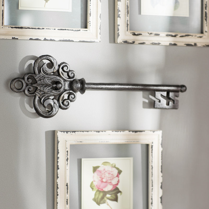 Lark Manor Black Metal Key Wall Décor Reviews Wayfair Black Metal Key Wall Décor