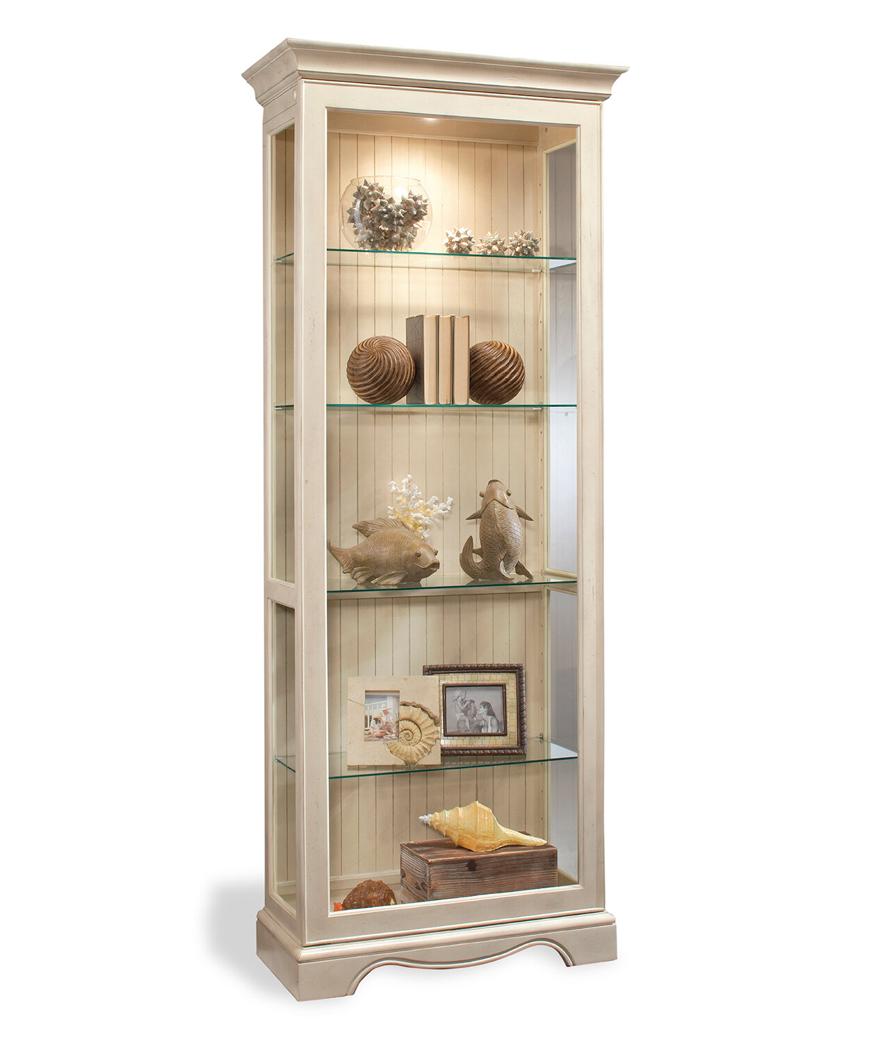 Shelia Lighted Curio Cabinet Reviews Joss Main