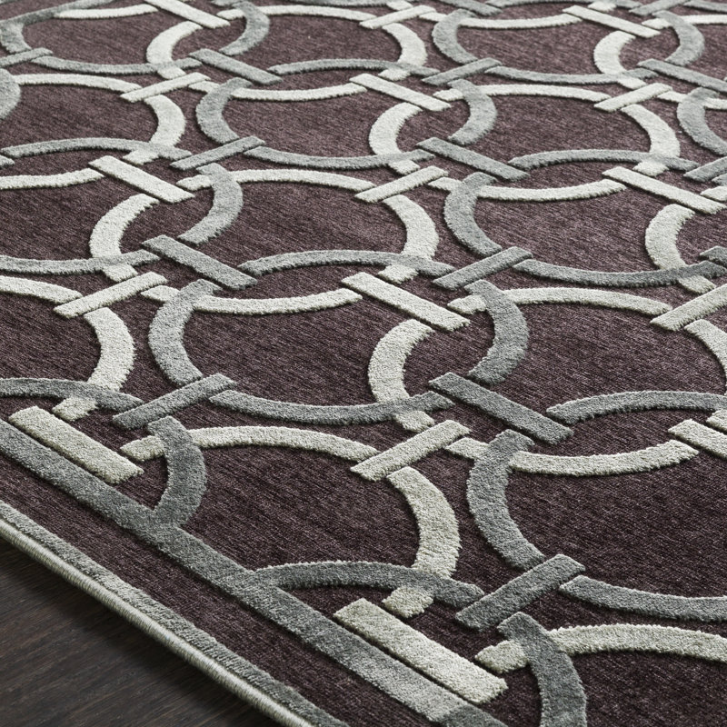 Charlton Home Ruggeweyn Brown/Gray Area Rug & Reviews Wayfair