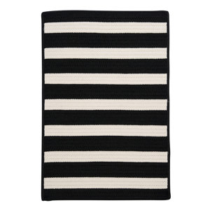 Georg Black/White Indoor/Outdoor Area Rug