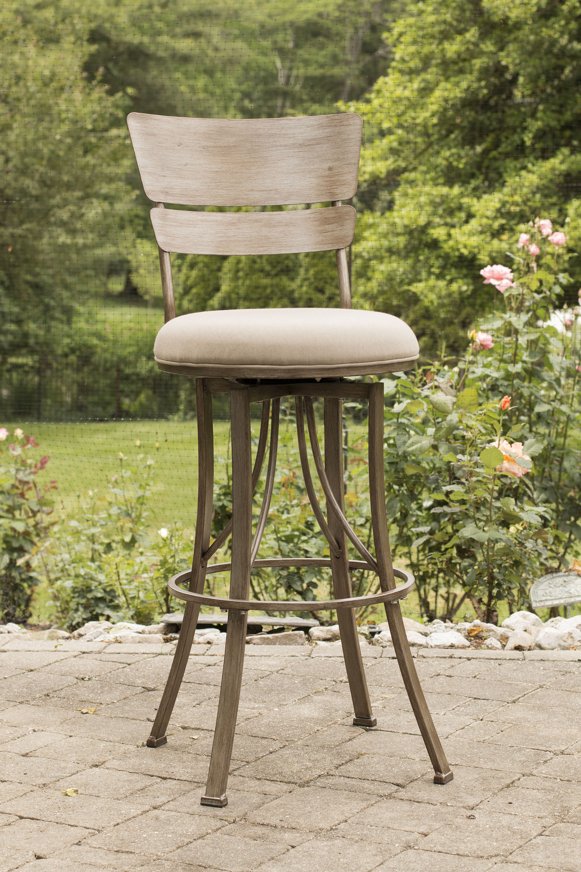 August Grove Ilyana 30 Swivel Indoor Outdoor Patio Bar Stool August Grove Ilyana 30 Swivel Indoor Outdoor Patio Bar Stool Reviews Wayfair