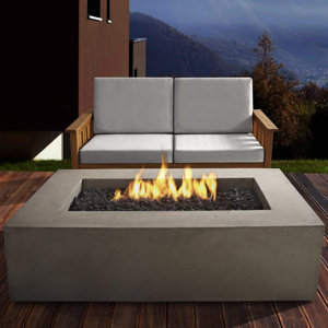 Baltic Rectangle Propane Fire Pit Table