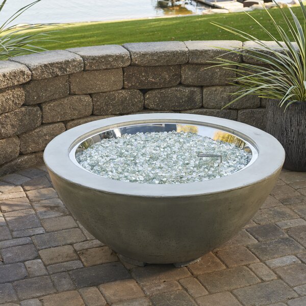 The Outdoor GreatRoom Company Cove Concrete Propane ... on Natural Gas Fire Pit id=87991