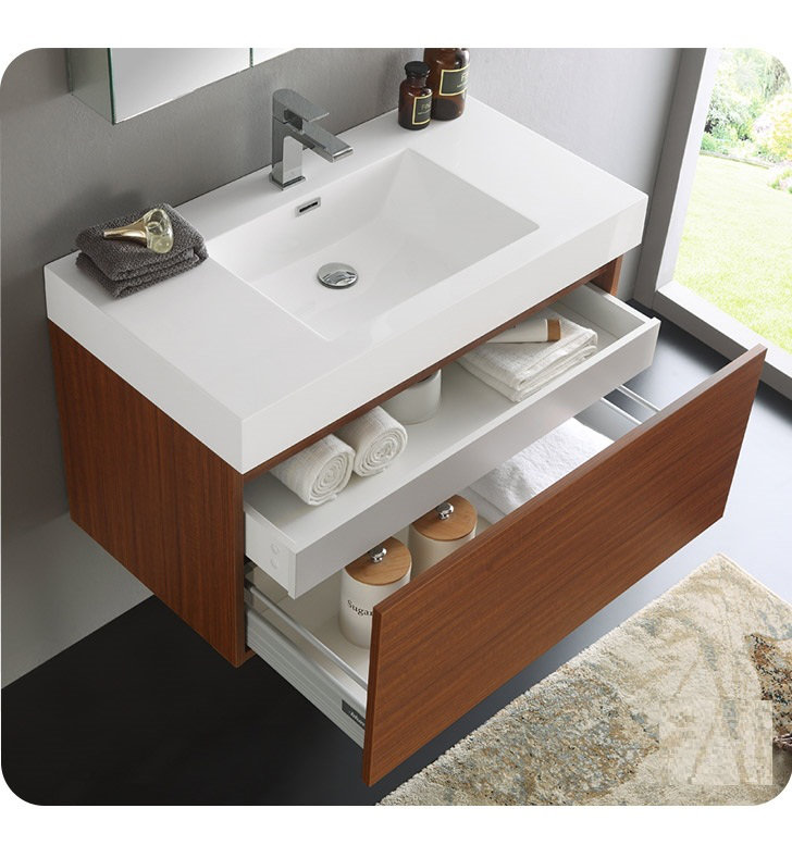 Modern Bathroom Vanity And Sink fresca senza 36" mezzo single wall mounted modern bathroom vanity Modern Bathroom Vanity And Sink fresca senza 36" mezzo single wall mounted modern bathroom vanity