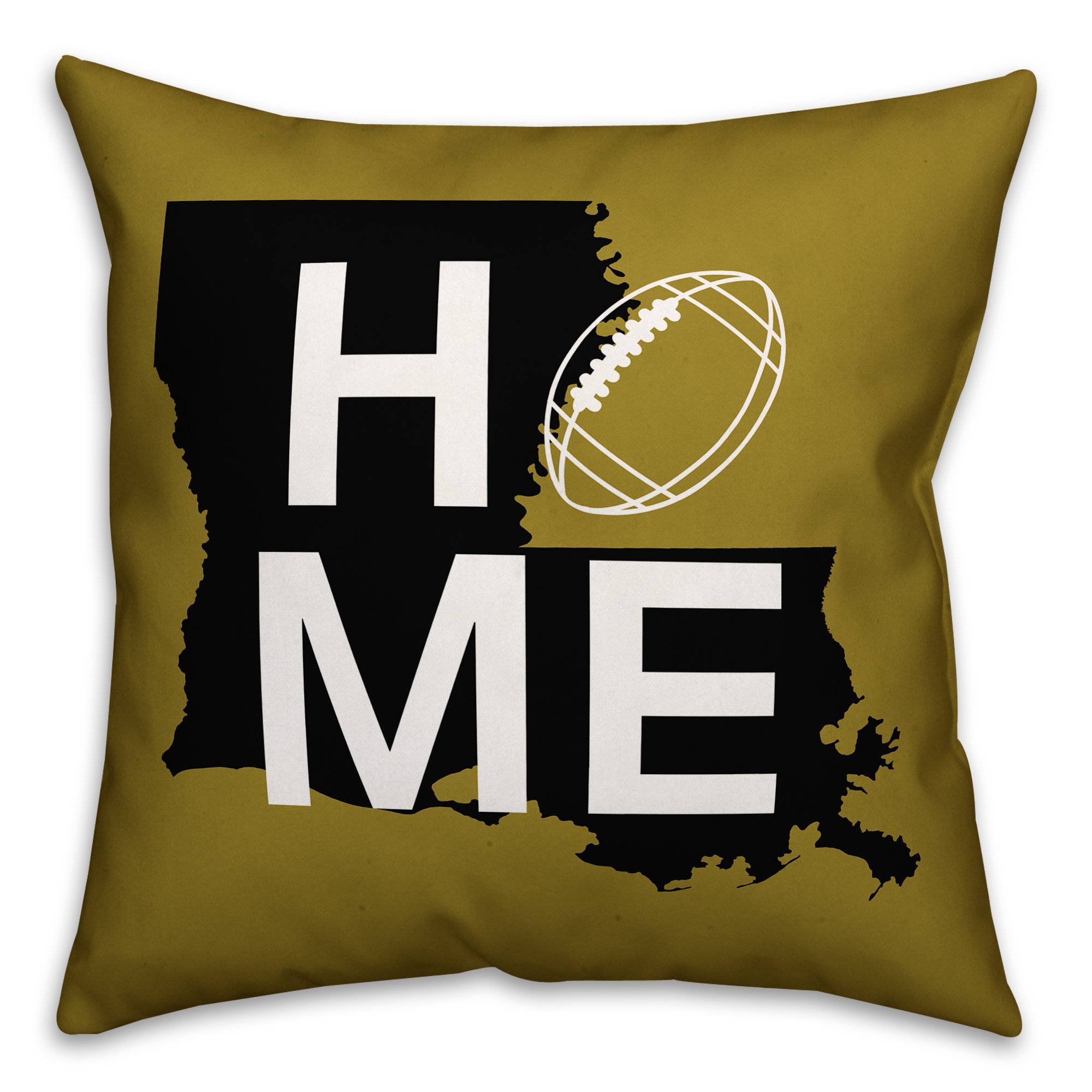 Ebern Designs Darling New Orleans Home Football Indoor Outdoor Throw Ebern Designs Darling New Orleans Home Football Indoor Outdoor Throw Pillow Wayfair