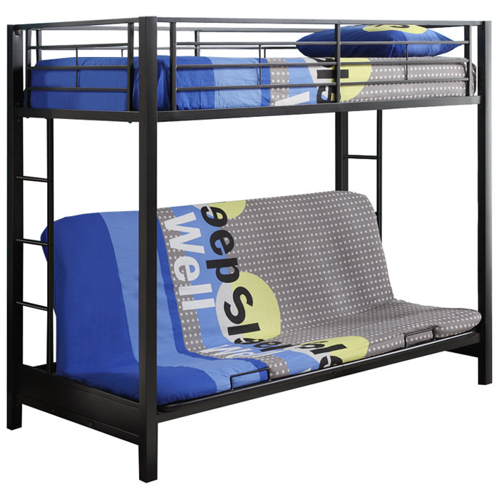 Home Loft Concepts Sunrise Twin Futon Bunk Bed & Reviews Wayfair