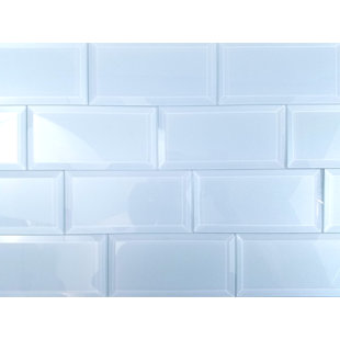 Blue Subway Tile You Ll Love Wayfair Frosted Elegance 3 X 6 Gl Subway Tile In Glossy Blue