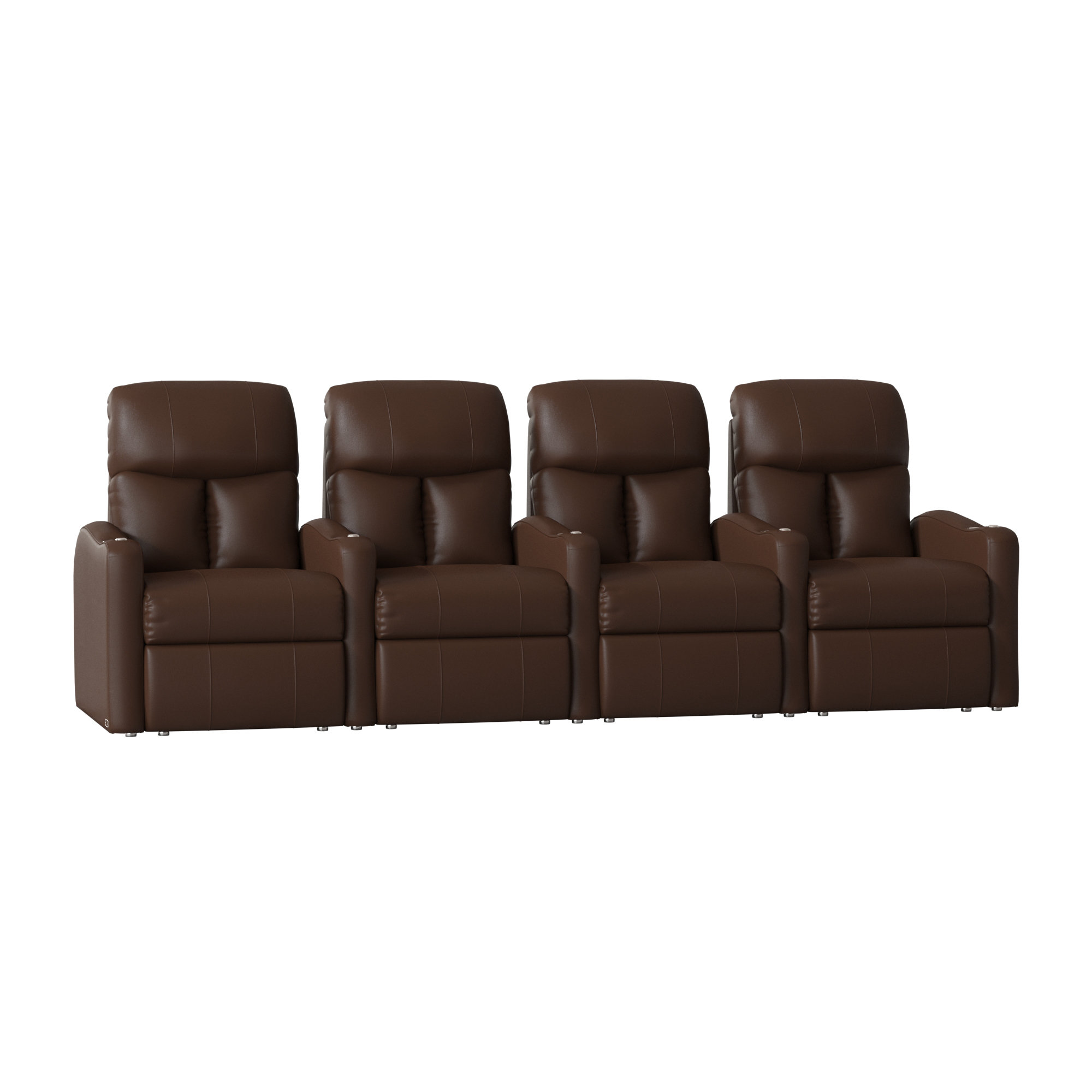 Home Theater Recliner Row Of 4