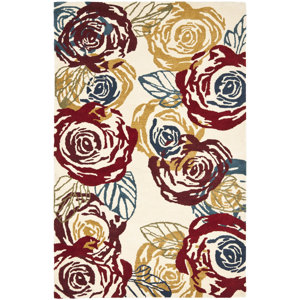 Soho Light Ivory / Multi Contemporary Rug