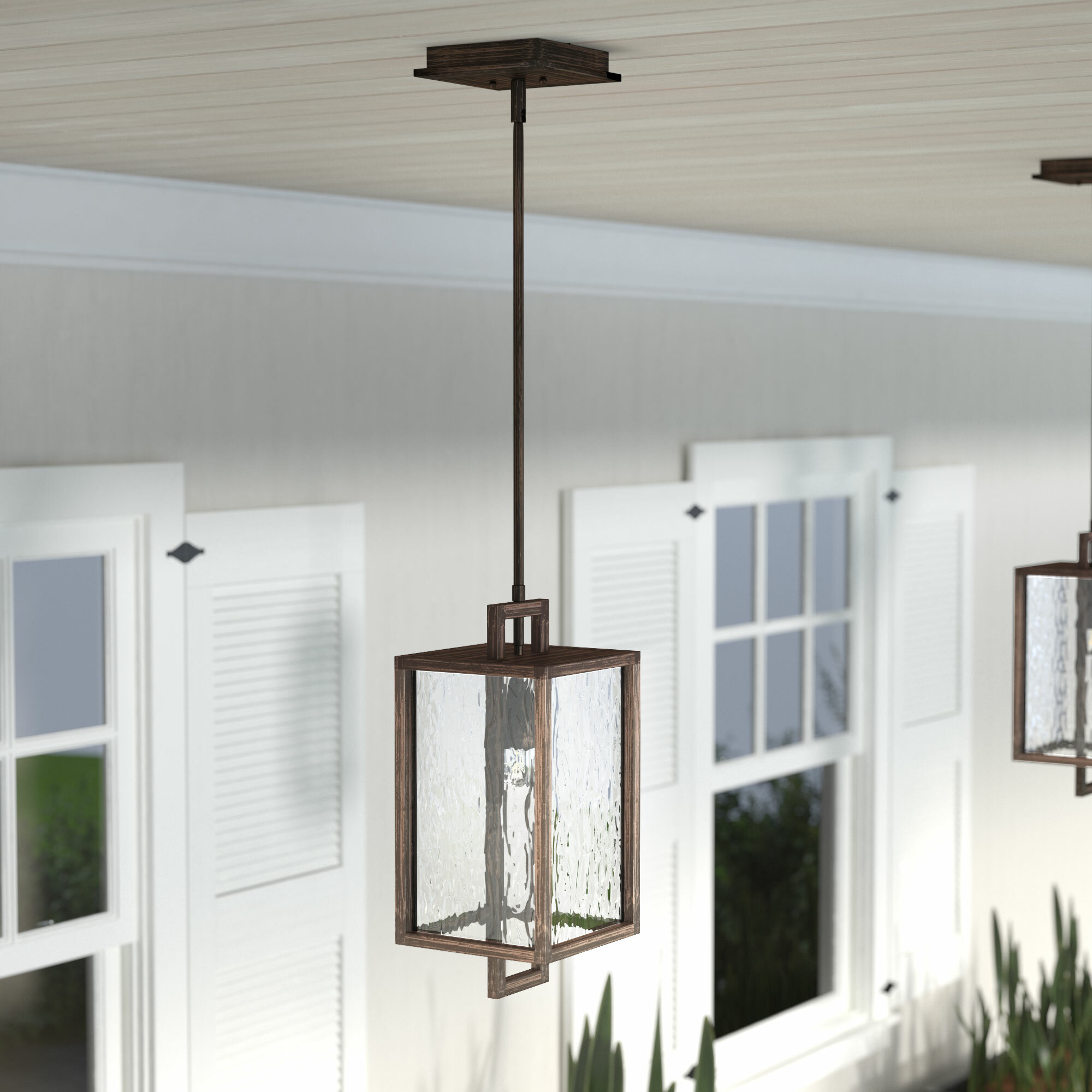 Mercury Row Borkowski 1 Light Outdoor Hanging Lantern Reviews