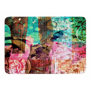 Abstract by AlyZen Moonshadow Memory Foam Bath Mat