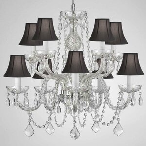 10-Light Crystal Chandelier