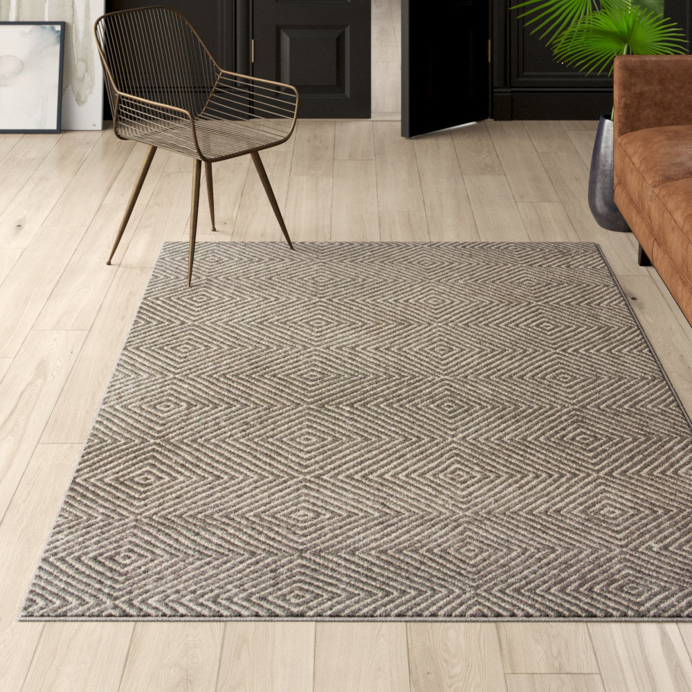 Mercury Row Marcelo Flat Woven Wool Cotton Gray Area Rug Reviews Flat Woven Wool Cotton Gray Area Rug