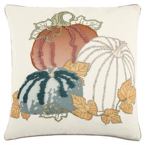 Samos Pumpkins 100% Cotton Throw Pillow