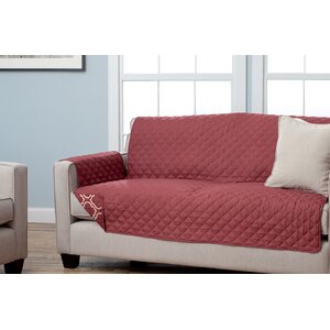 Scroll Box Cushion Sofa Slipcover