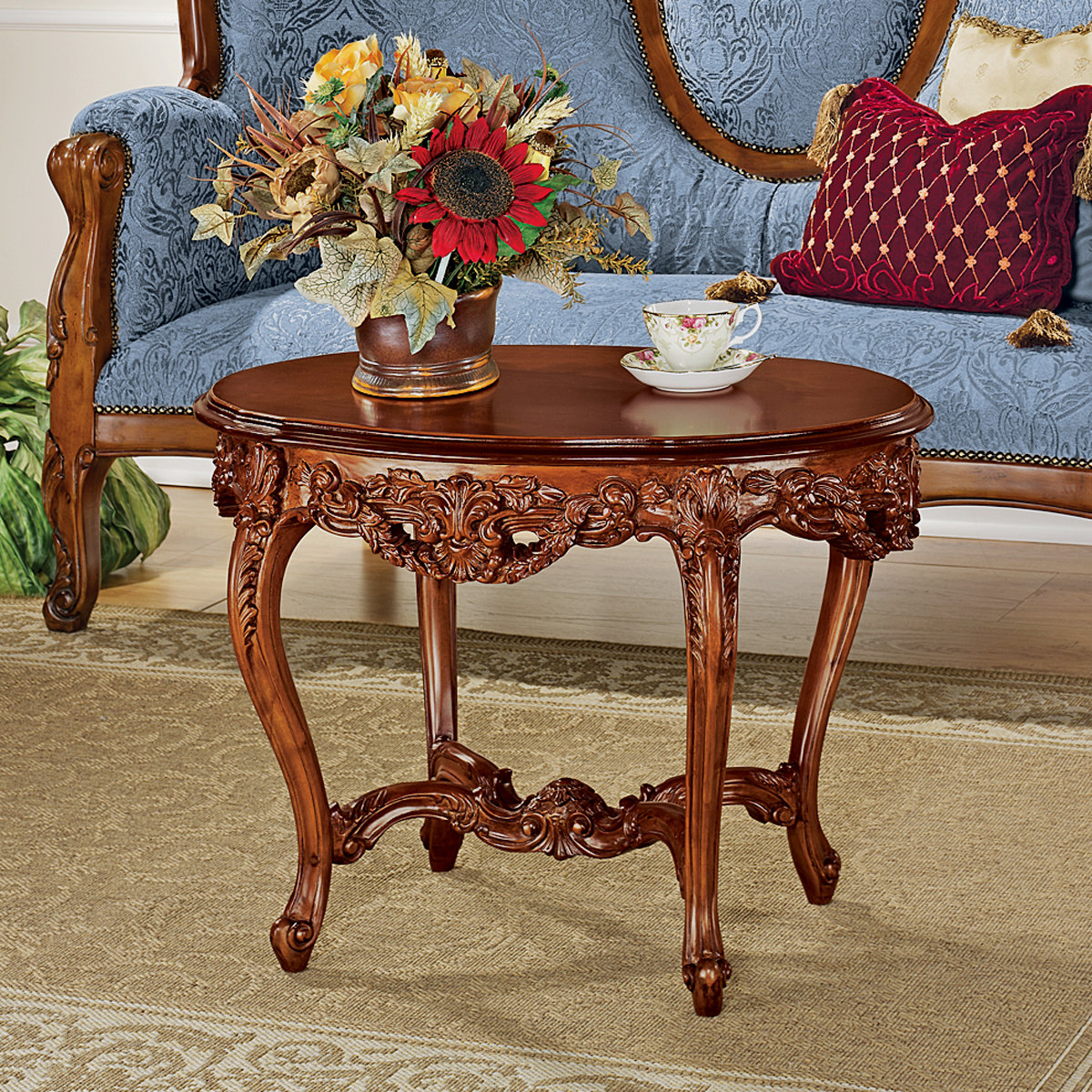 Design Toscano Cau Montfort Louis Xv Coffee Table Wayfair
