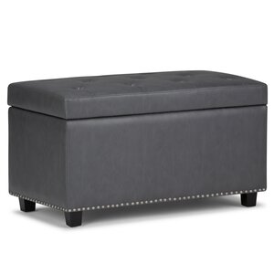 Hannah Faux Leather Storage Bench